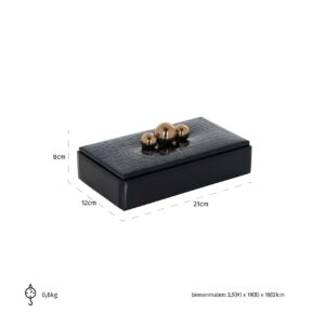 -JB-0030 - Storage box Nina small (Black)