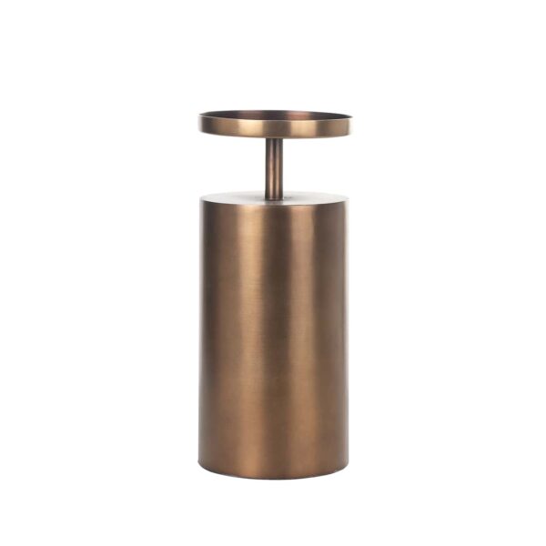 -KA-0117 - Candle holder Dixon medium (Brushed Gold)