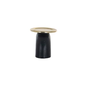 -KA-0177 - Candle holder Femke small (Black/gold)