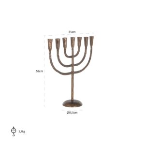 -KA-0179 - Candle holder Femm (Brushed Gold)