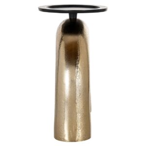 -KA-0196 - Candle holder Jadey big (Black/gold)