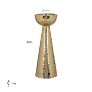 -KA-0213 - Candle holder Lizz small (Gold)