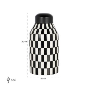 -KP-0074 - Jar Malou big (Black/white)