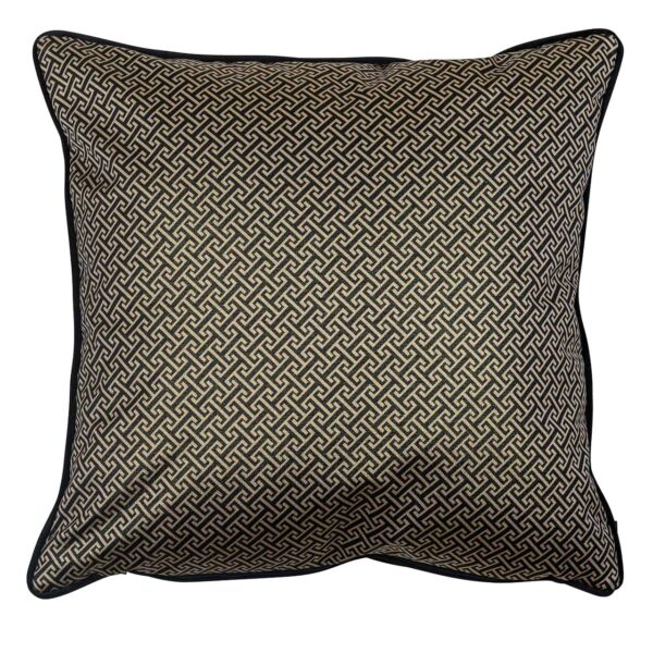 -KU-0082 - Cushion Joey 50x50 (Donna-21056-Geo Classic Big 9999 Black)