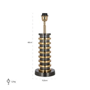 -LB-0143 - Table lamp Jaline (Black/gold)