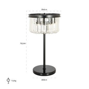 -LB-0173 - Table lamp Bessy (Black)