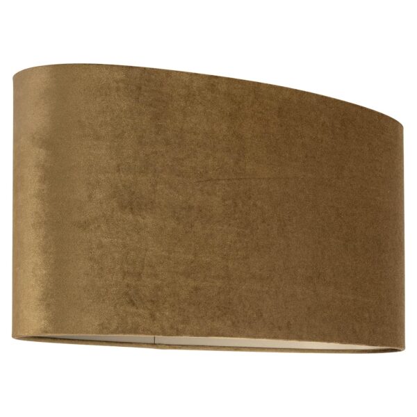 -LK-0055 OVALE - Lampshade Addy gold velvet ovale (Gold)