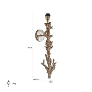 -ML-0016 - Wall lamp Isha (Brushed Gold)