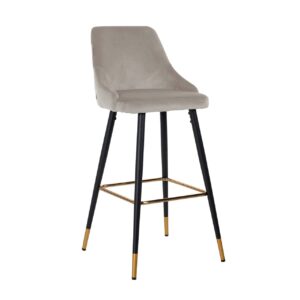 S4476 KHAKI VELVET - Bar stool Imani khaki velvet (Quartz Khaki 903)