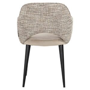 S4483 FR TRENDY NATURE - Arm chair Giovanna trendy nature/quartz khaki fire retardant (Be Trendy 01 Nature)