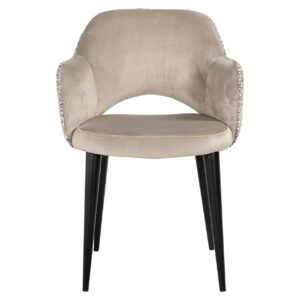 S4483 FR TRENDY NATURE - Arm chair Giovanna trendy nature/quartz khaki fire retardant (Be Trendy 01 Nature)