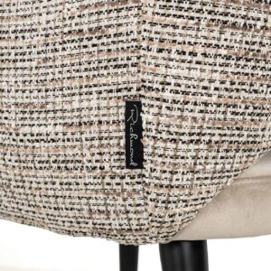 S4483 FR TRENDY NATURE - Arm chair Giovanna trendy nature/quartz khaki fire retardant (Be Trendy 01 Nature)