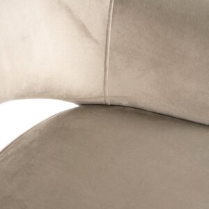 S4483 FR TRENDY NATURE - Arm chair Giovanna trendy nature/quartz khaki fire retardant (Be Trendy 01 Nature)