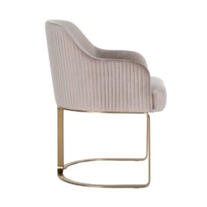 S4492 FR KHAKI VELVET - Chair Hadley khaki velvet fire retardant (FR-Quartz 903 Khaki)