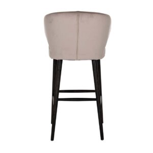 S4496 KHAKI VELVET - Bar stool Indigo khaki velvet (Quartz Khaki 903)