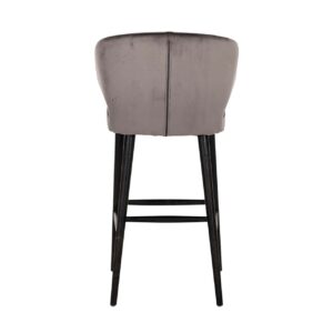 S4496 STONE VELVET - Bar stool Indigo stone velvet (Quartz Stone 101)