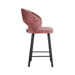 S4561 ROSE CHENILLE - Counter stool Savoy rose chenille (Bergen 705 rose chenille)