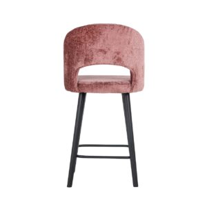 S4561 ROSE CHENILLE - Counter stool Savoy rose chenille (Bergen 705 rose chenille)