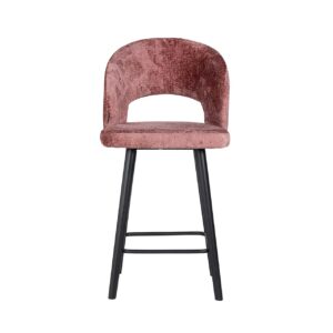 S4561 ROSE CHENILLE - Counter stool Savoy rose chenille (Bergen 705 rose chenille)