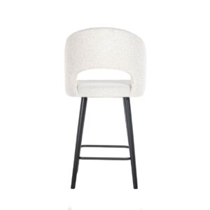 S4561 WHITE BOUCLE - Counter stool Savoy white bouclé (Copenhagen 900 Bouclé White)