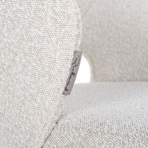 S4561 WHITE BOUCLE - Counter stool Savoy white bouclé (Copenhagen 900 Bouclé White)