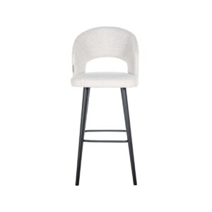 S4562 WHITE BOUCLE - Bar stool Savoy white bouclé (Copenhagen 900 Bouclé White)