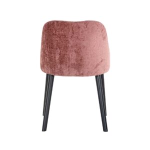 S4563 ROSE CHENILLE - Chair Twiggy rose chenille (Bergen 705 rose chenille)