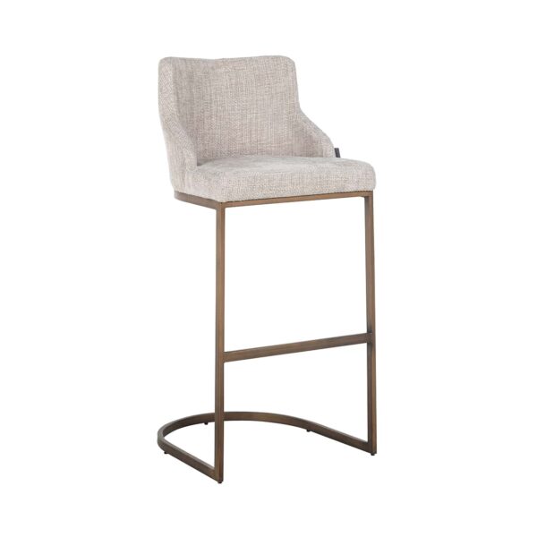 S4580 NATURAL RENEGADE - Bar stool Bolton natural renegade / brushed gold (Renegade Natural 01)