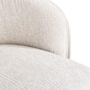 S4593 CREAM FUSION - Lounge chair Maryse cream fusion (Fusion cream 02)