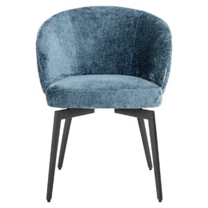 S4594 FR BLUE CHENILLE - Chair Amphara blue chenille fire retardant (Bergen 601 blue chenille)