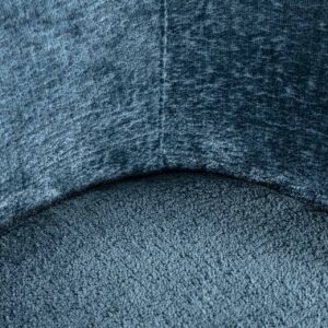 S4594 FR BLUE CHENILLE - Chair Amphara blue chenille fire retardant (Bergen 601 blue chenille)