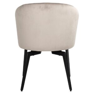 S4594 FR KHAKI VELVET - Chair Amphara khaki velvet fire retardant (FR-Quartz 903 Khaki)