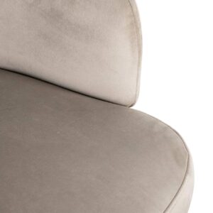 S4594 FR KHAKI VELVET - Chair Amphara khaki velvet fire retardant (FR-Quartz 903 Khaki)