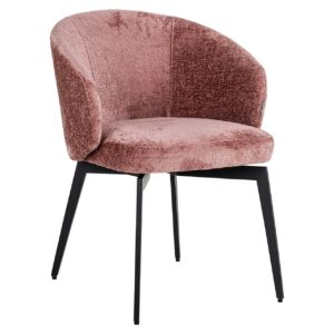 S4594 FR ROSE CHENILLE - Chair Amphara rose chenille fire retardant