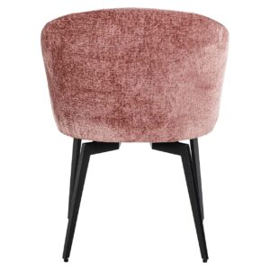 S4594 FR ROSE CHENILLE - Chair Amphara rose chenille fire retardant (Bergen 705 rose chenille)