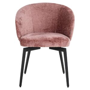 S4594 FR ROSE CHENILLE - Chair Amphara rose chenille fire retardant (Bergen 705 rose chenille)