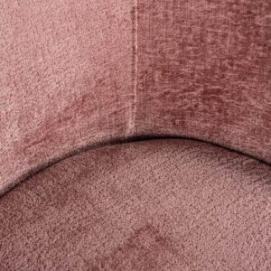 S4594 FR ROSE CHENILLE - Chair Amphara rose chenille fire retardant (Bergen 705 rose chenille)