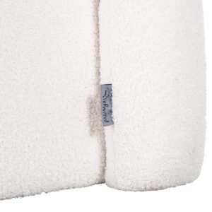 S4596 WHITE FURRY - Lounge chair Dana white furry (Himalaya 900 white furry)