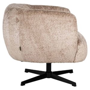 S4613 SHEEP NATURE - Swivel lounge chair Estelle (Sheep 01 nature)