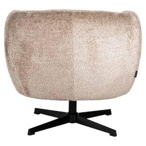 S4613 SHEEP NATURE - Swivel lounge chair Estelle (Sheep 01 nature)