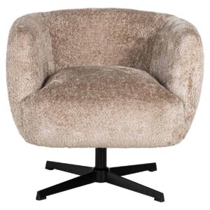 S4613 SHEEP NATURE - Swivel lounge chair Estelle (Sheep 01 nature)