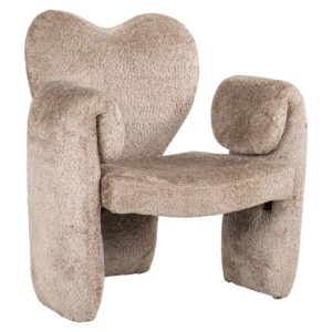 S4618 NATURAL SHEEP - Lounge chair Didi (Sheep 01 nature)