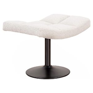 S4703 FR WHITE BOUCLÉ - Hocker Sydney white bouclé fire retardant (FR-Copenhagen 900 Bouclé White)