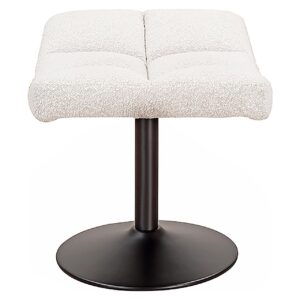 S4703 FR WHITE BOUCLÉ - Hocker Sydney white bouclé fire retardant (FR-Copenhagen 900 Bouclé White)