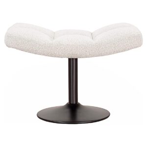 S4703 FR WHITE BOUCLÉ - Hocker Sydney white bouclé fire retardant (FR-Copenhagen 900 Bouclé White)