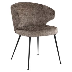 S4724 FR STONE CHENILLE - Chair Xandra stone chenille fire retardant (Niagara 104 Stone Chenille)