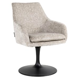 S4728 PEARL ISLAND - Swivel chair Marlon pearl island (Island pearl 106)