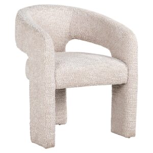 S4733 FR LOVELY CREAM - Chair Belle lovely cream fire retardant (Be Lovely 11 Cream)