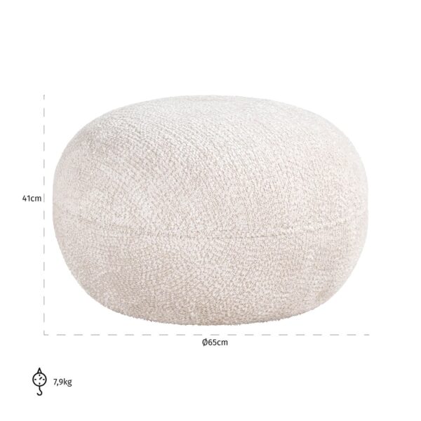 S4737 LOVELY CREAM - Pouffe Jace lovely cream (Be Lovely 11 Cream)