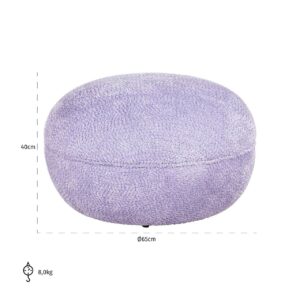 S4737 LOVELY LAVENDER - Pouffe Jace lovely lavender (Be lovely 95 lavender)